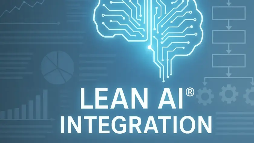 Lean AI Advantage Illustration of Lean AI® integration for business optimization and operational efficiency