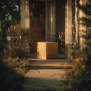 Ryan Gartrell - Large Cardboard Box on Porch