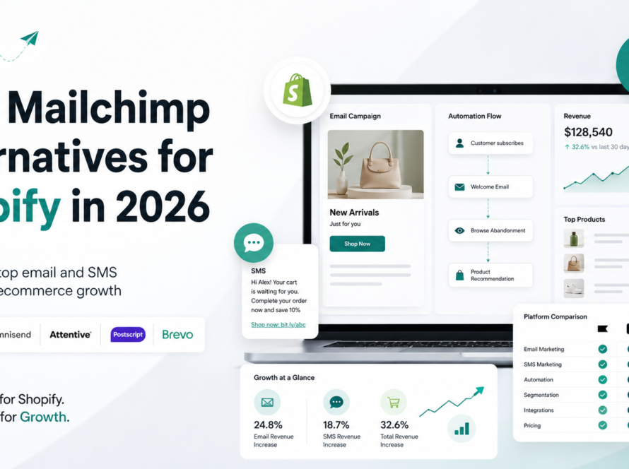 Best Mailchimp alternatives for Shopify stores in 2026
