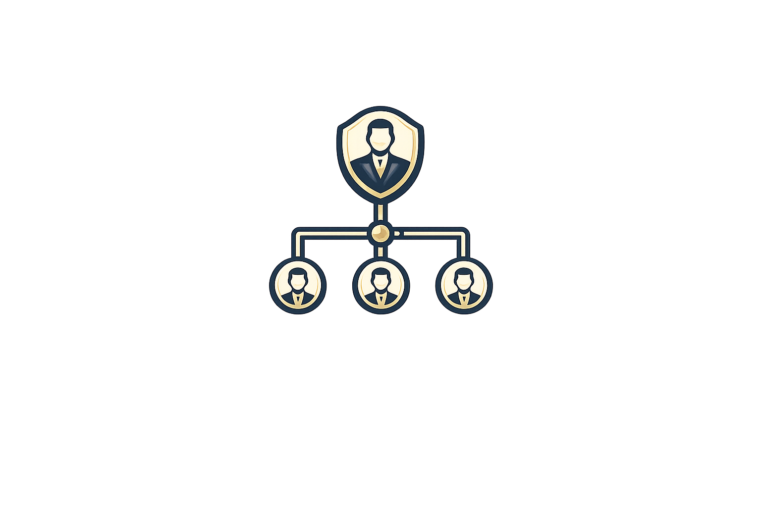 Leadership and organization chart icon representing scalable owner-led business growth