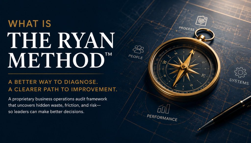 What Is The RYAN Method™ featured image showing a compass representing Ryan Gartrell's proprietary business operations audit framework.